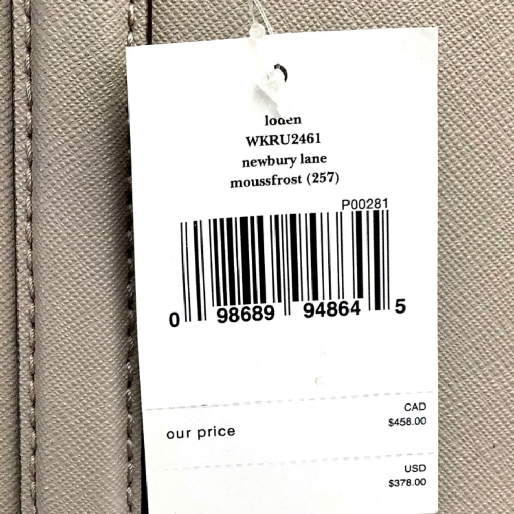 kate spade Loden Newberry Lane Handbag in Moussfrost w/ COA NWT - Picture 7 of 9